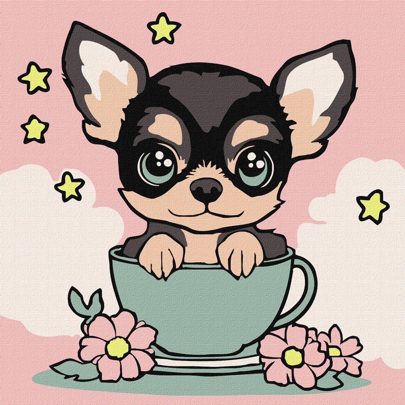 25x25cm Neodoljivi mali pas