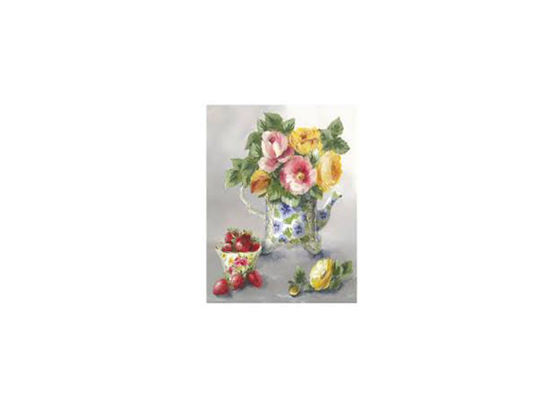 3D PAPIR ZA DEKUPAŽ 23x30 cm - teapot -