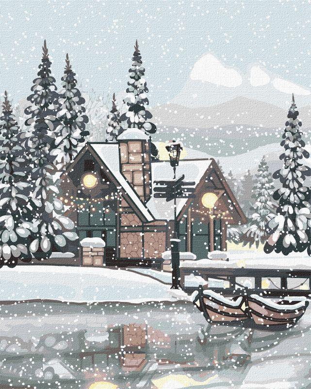 40x50cm  Snežna tišina