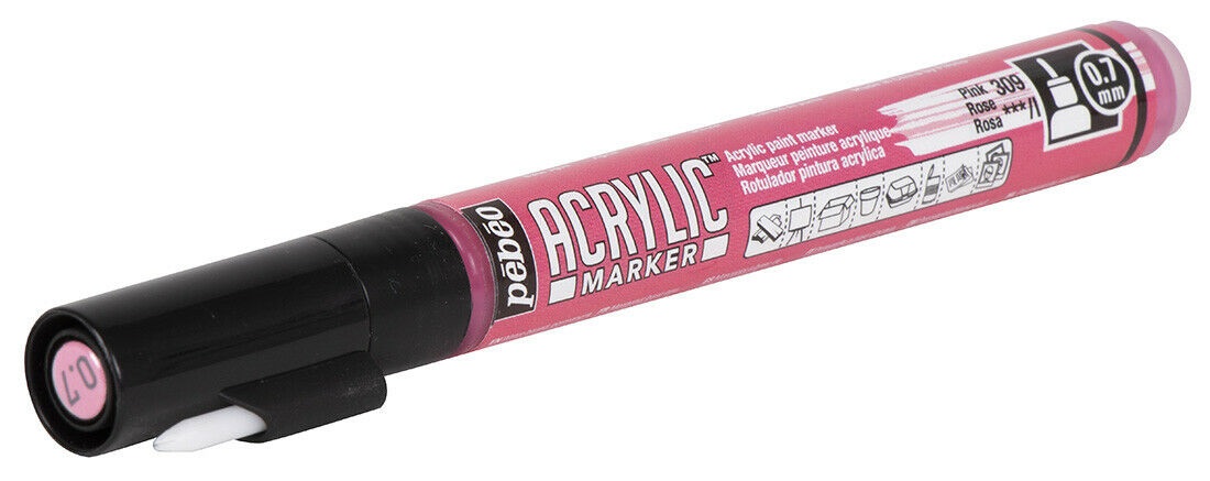 ACRYLIC MARKER 0,7MM PINK