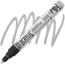 ACRYLIC MARKER 1,2 MM SILVER