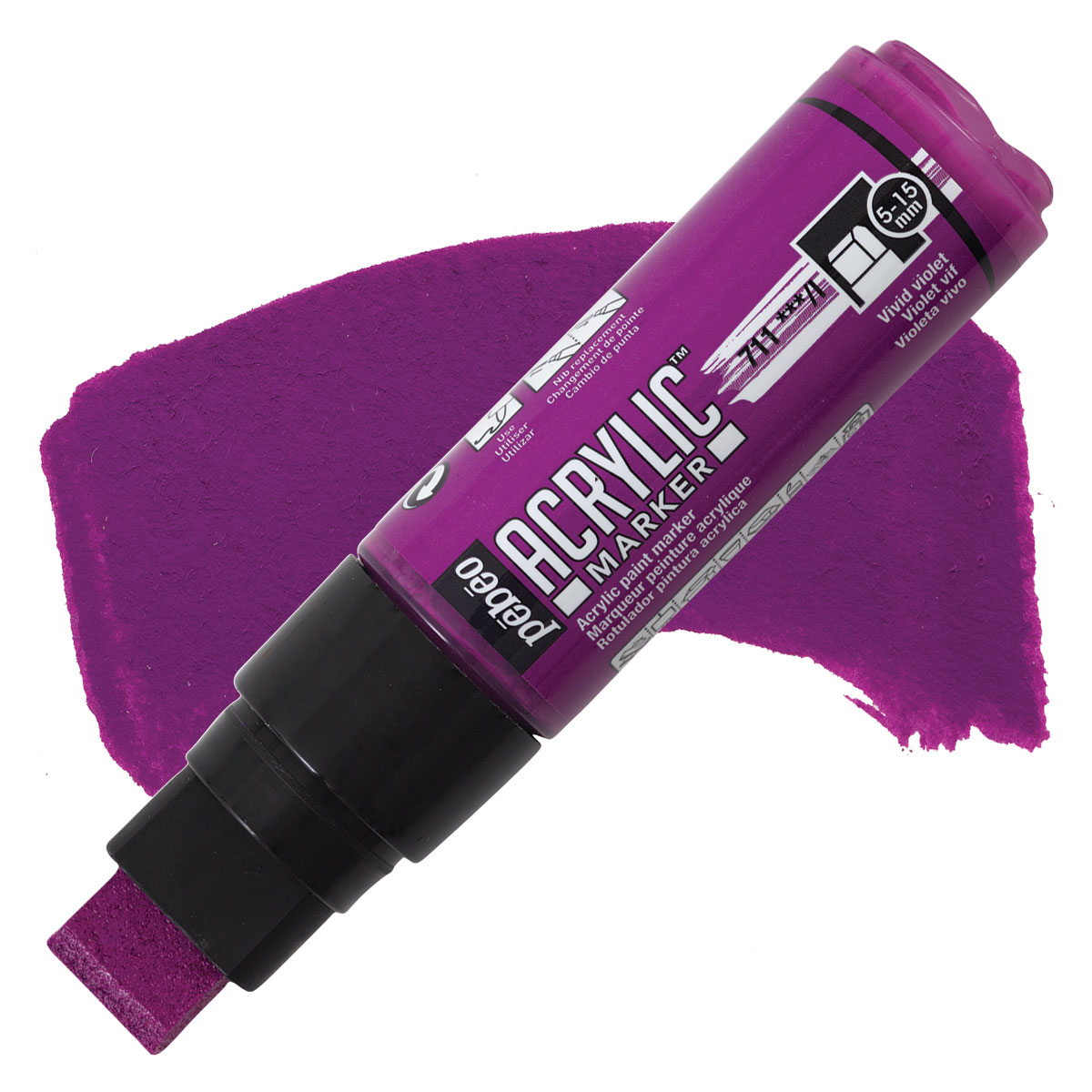 ACRYLIC MARKER 5-15MM VIVID VIOLET