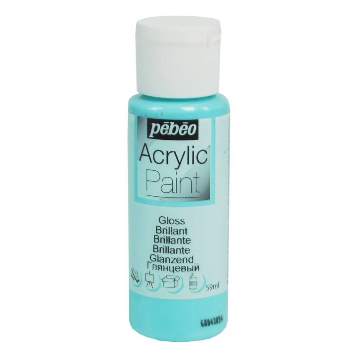 ACRYLIC PAINT 59ML GLOS -AQUA BLUE