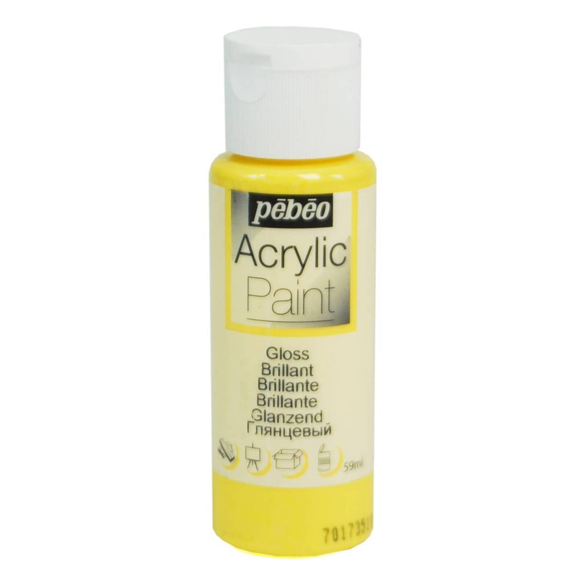 ACRYLIC PAINT 59ML GLOSS -CHICK YELLOW