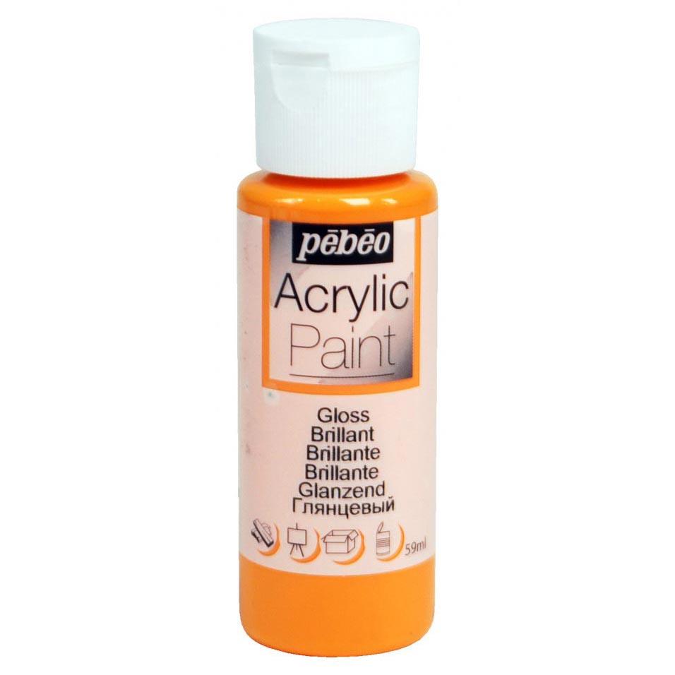 ACRYLIC PAINT 59ML GLOSS -ORANGE