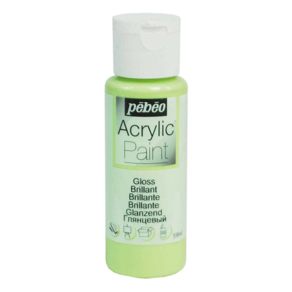 ACRYLIC PAINT 59ML GLOSS- SOFT GREEN