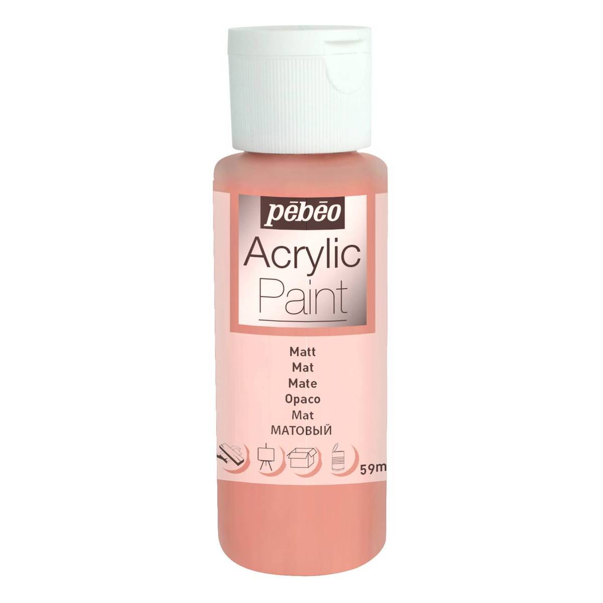 ACRYLIC PAINT 59ML MATT -ANTIQUE PINK