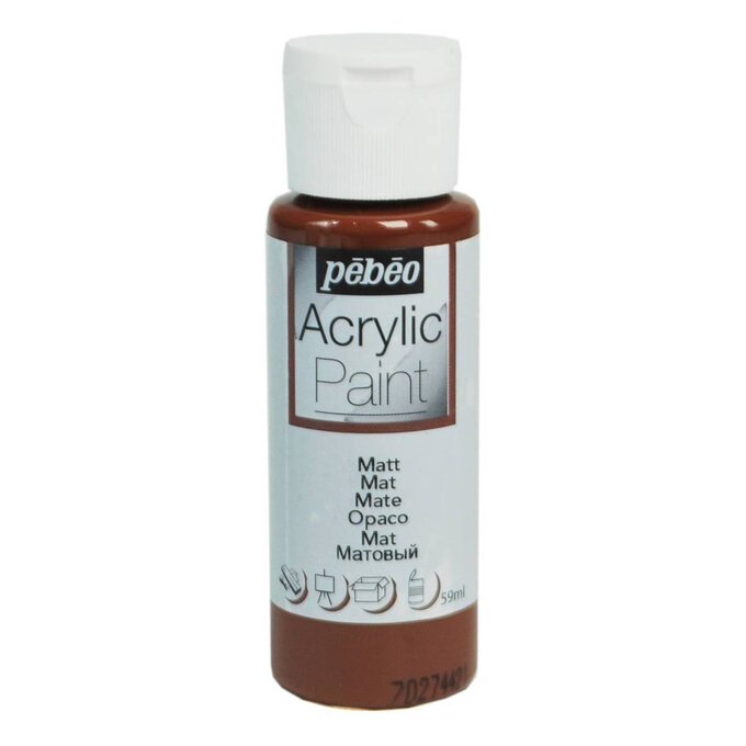 ACRYLIC PAINT 59ML MATT -CHOCOLATE