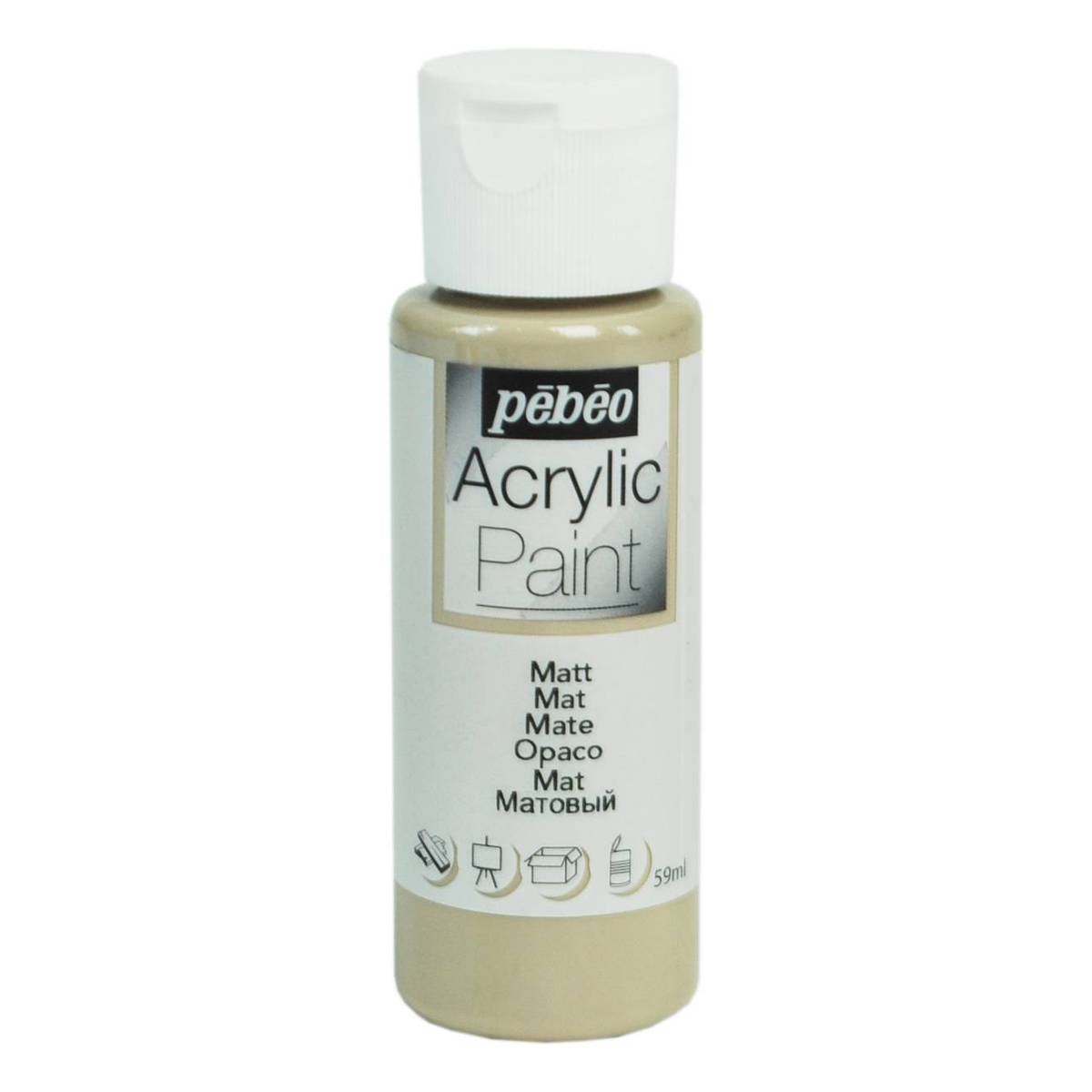 ACRYLIC PAINT 59ML MATT- DARK TAUPE