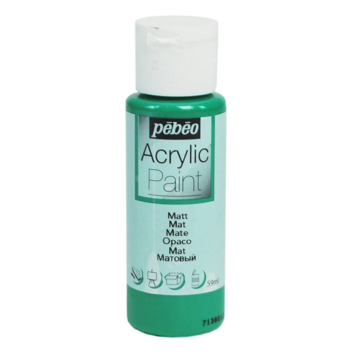 ACRYLIC PAINT 59ML MATT-  PINE  GREEN