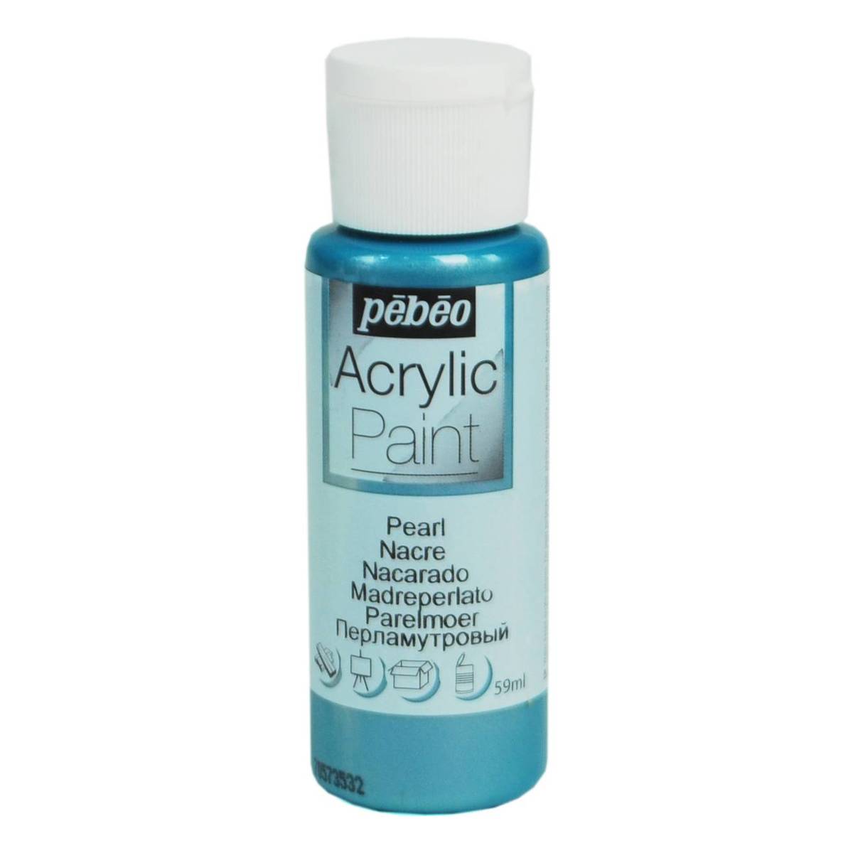 ACRYLIC PAINT 59ML PEARL BLUE