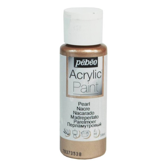 ACRYLIC PAINT 59ML PEARL BROWN