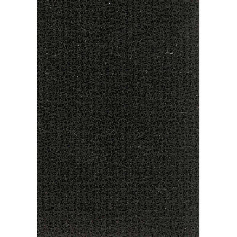 AIDA PLATNO ZA VEZ - CRNO, ŠIRINA 110cm   
