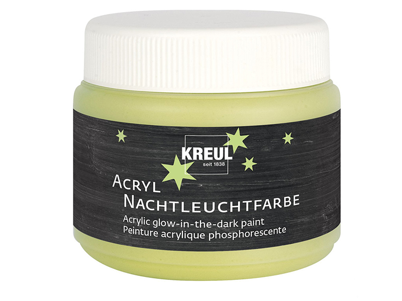 Akrilna boja -svetli u mraku-Yellow