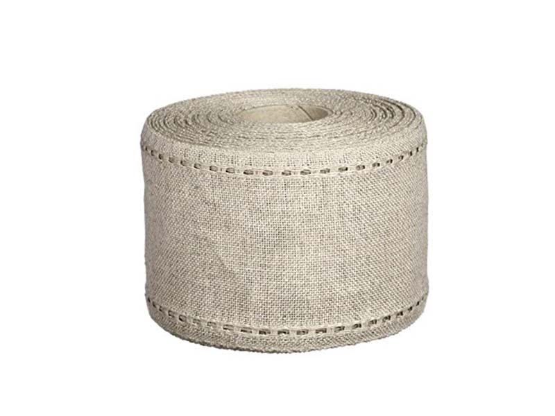 Lanena bordura za  vez - širina 8cm 