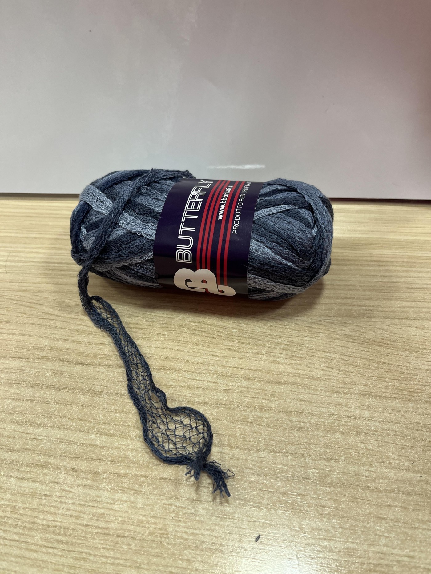 Butterfly Stampato trakasta vunica - plava (br. 403)