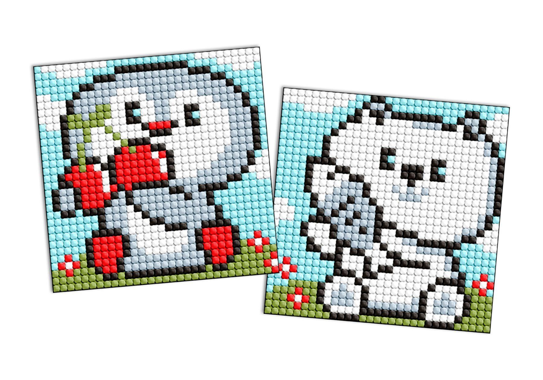 Diamond Magnets  2kom   9x9cm