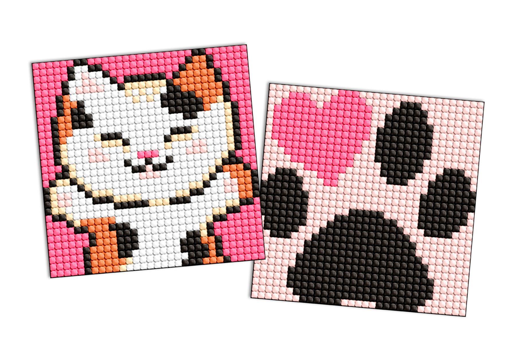 Diamond Magnets  2kom   9x9cm