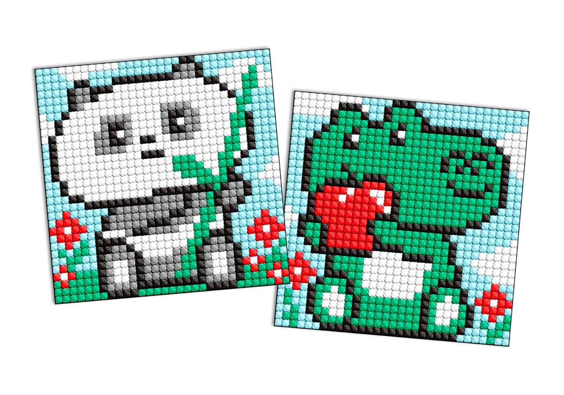 Diamond Magnets  2kom   9x9cm