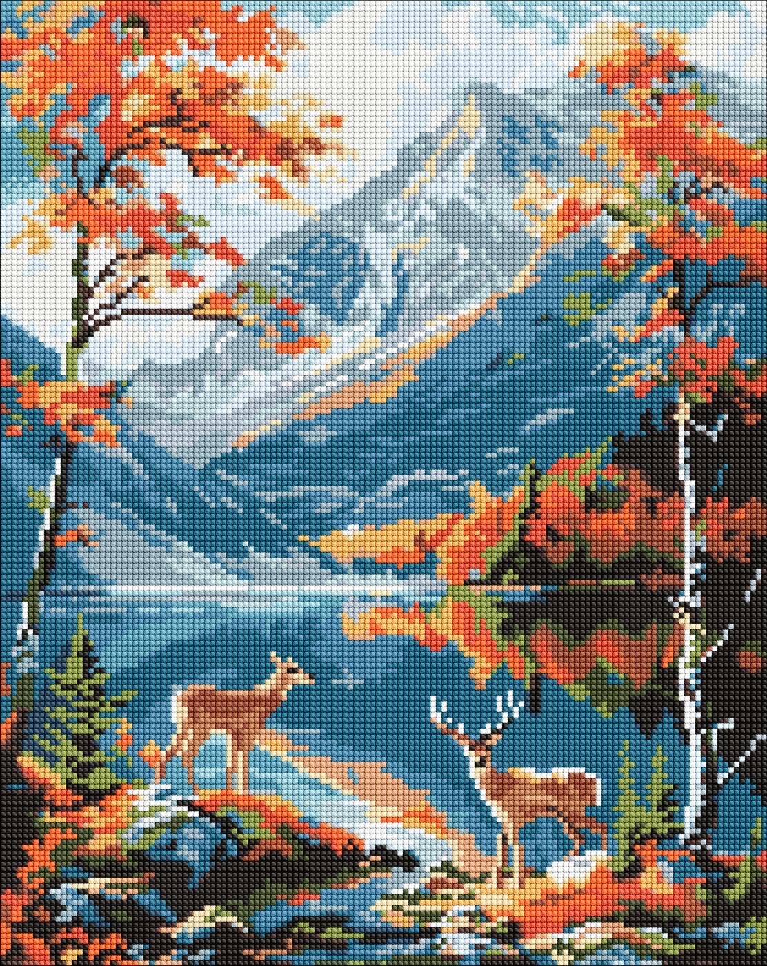 Diamond Mosaic Čarobna priroda 40x50cm