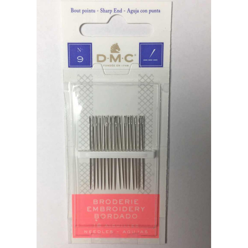 DMC IGLE ZA VEZ- OŠTRE  BR.9, 16 komada