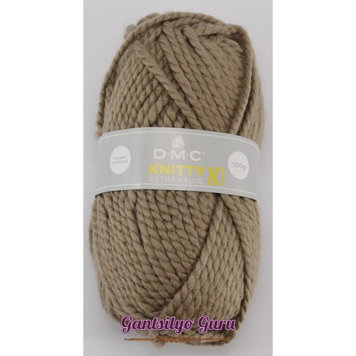   DMC KNITTY 10 BRAON 100gr,dužina 82m 