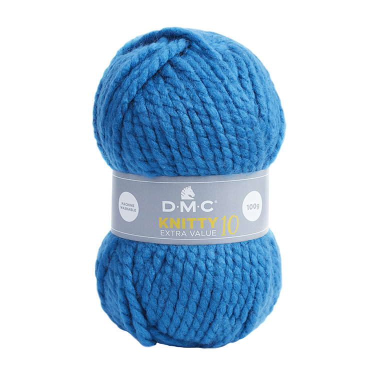  DMC KNITTY 10 PLAVA 100gr, dužina82m 