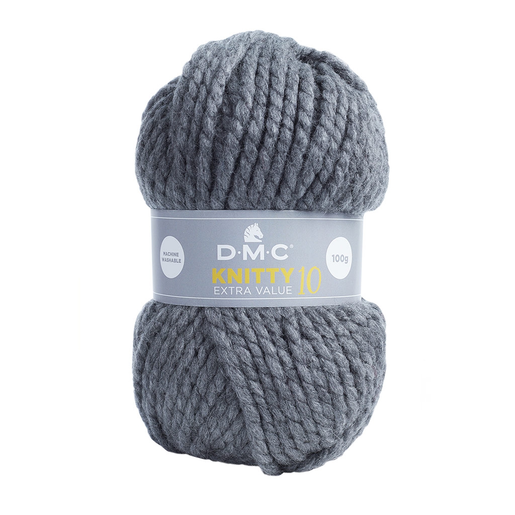 DMC KNITTY 10 SIVA 100gr, dužina 82m        