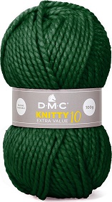 DMC KNITTY 10 TAMNO ZELENA 100gr,dužina82m 