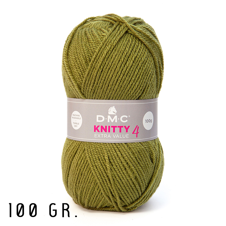 DMC KNITTY 4 100GR/280M  100% ACRYLIC         