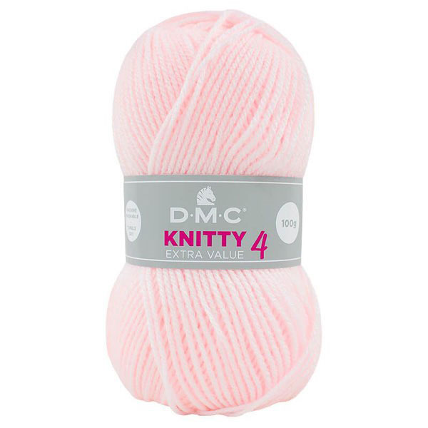 DMC KNITTY4 SVETLO ROZE 100gr, dužina 280m 