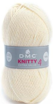 DMC KNITTY4 ECRU 100gr, dužina 280m 