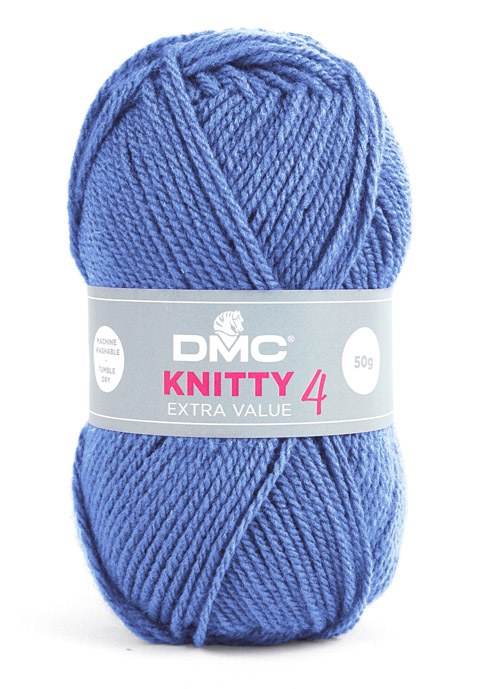 DMC KNITTY4  PLAVA 100gr, dužina 280m 