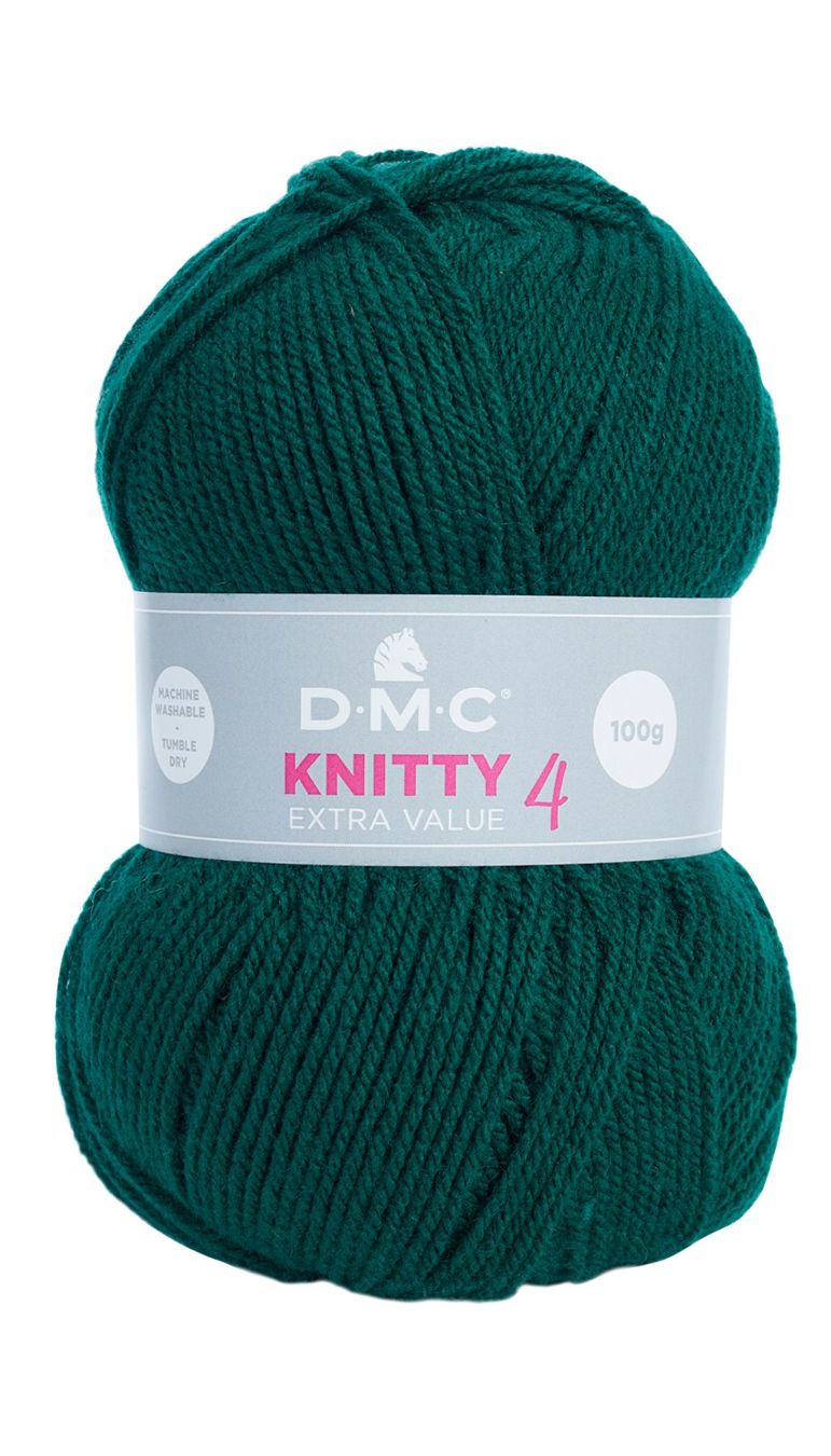 DMC KNITTY4 TAMNO ZELENA 100gr, dužina 280m