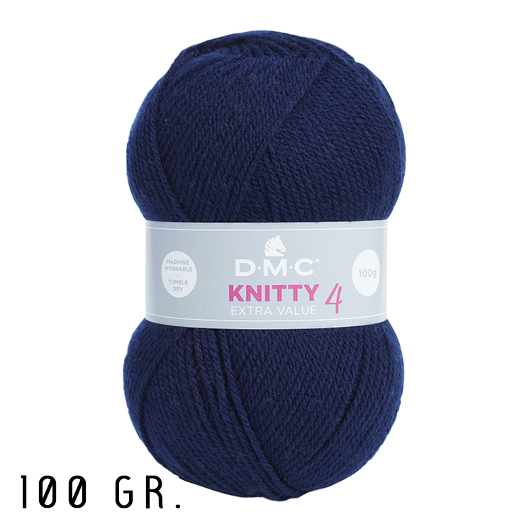DMC KNITTY4 TEGET PLAVA 100gr, dužina 280m        