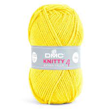 DMC KNITTY4 ŽUTA  100gr, dužina 280m     