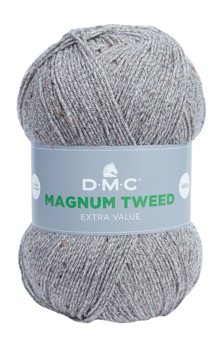 DMC MAGNUM TWEED SIVA 400gr, dužina 840m