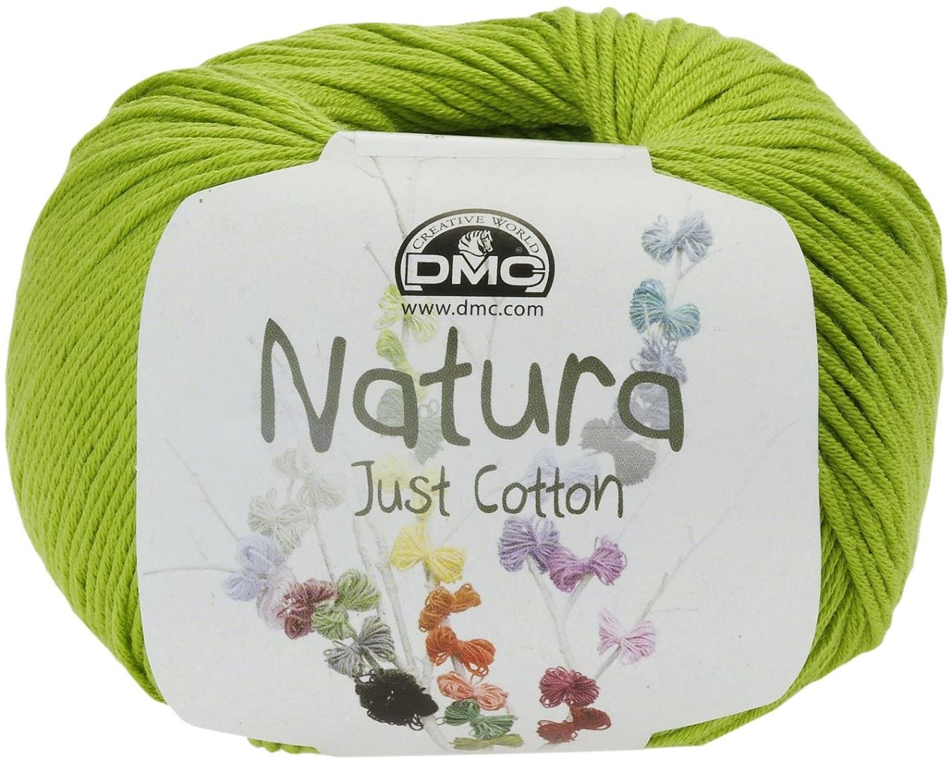 DMC NATURA PAMUČNI KONAC ZA PLETENJE 50g, 155 m, zelena boja