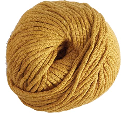 DMC NATURA XL PAMUČNI KONAC ZA PLETENJE 100g,75m,senf boja