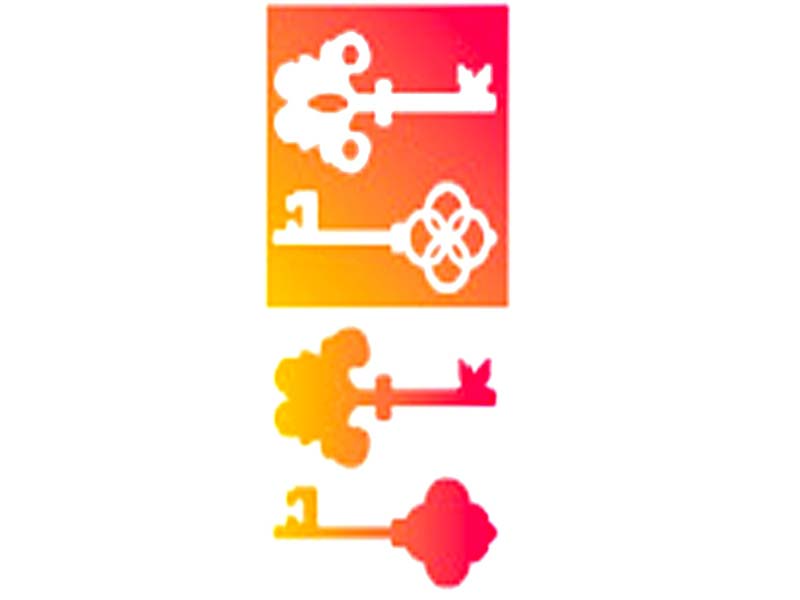 DUPLI ŠABLON  cm10x10 -Keys