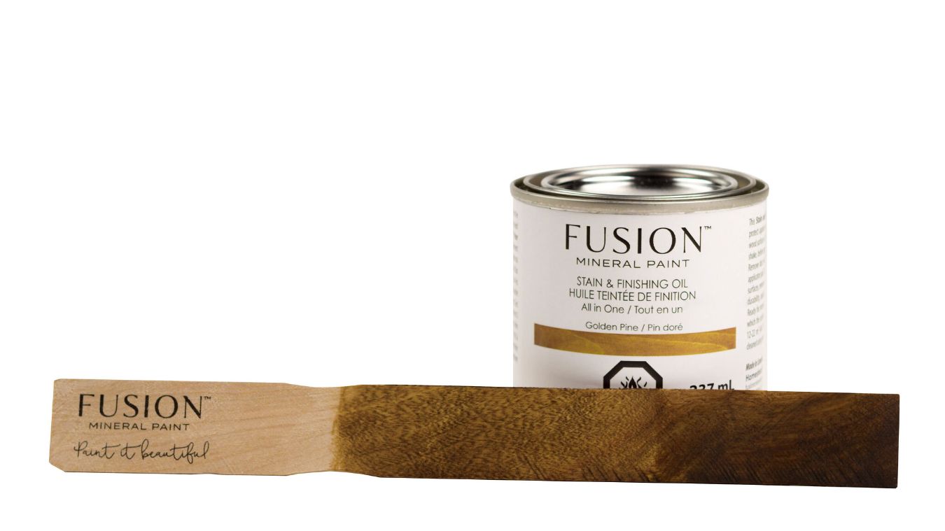 FUSION-STAIN AND FINISHING OIL GOLDEN PINE 237ml