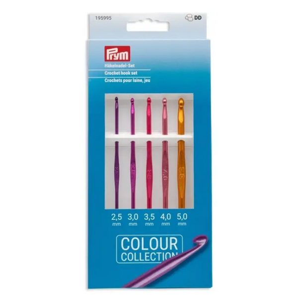 Heklice-Set Alu Colour Collection  od 2,5mm-5mm