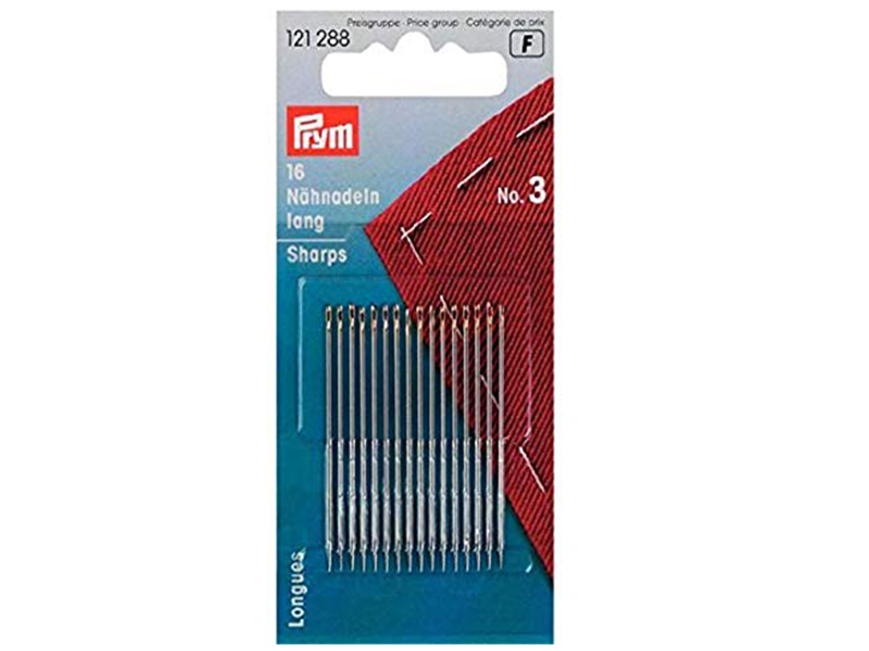 Igle za ručno šivenje (oštre), vel. 3, 16kom