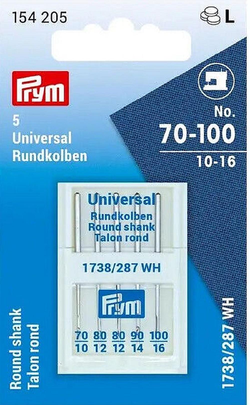 Igle za mašinsko šivenje, okrugle, 70-100, 10-16, 5kom 