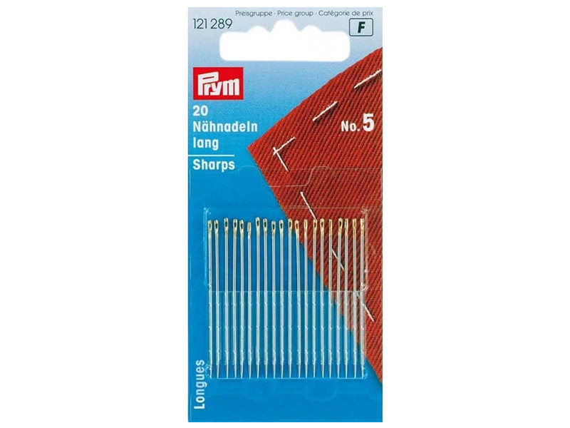 Igle za ručno šivenje (oštre), vel. 5, 20 kom