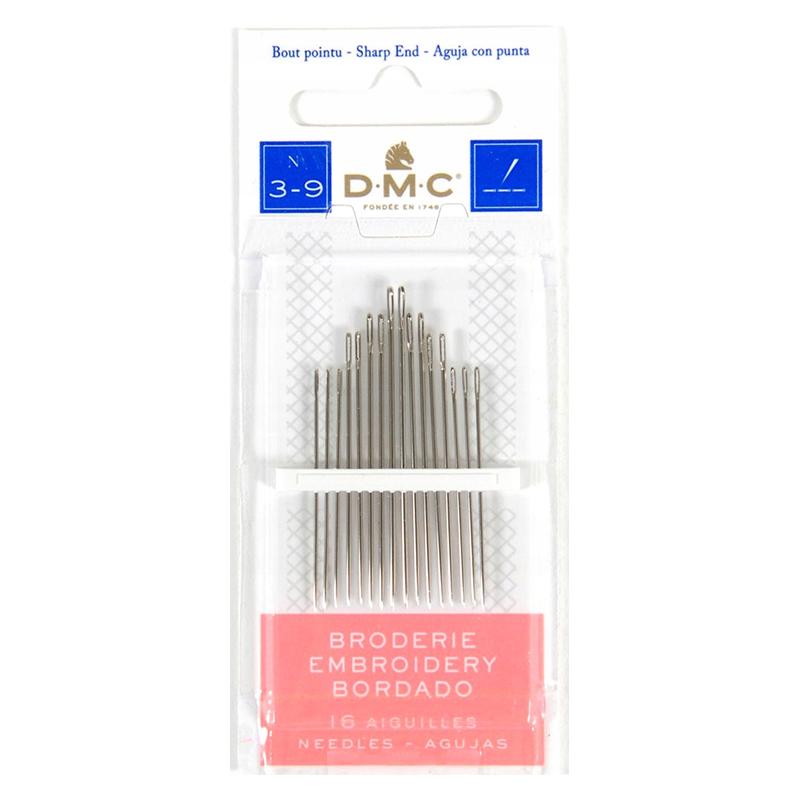 IGLE ZA VEZ-OŠTRE br.3-9, 16 komada