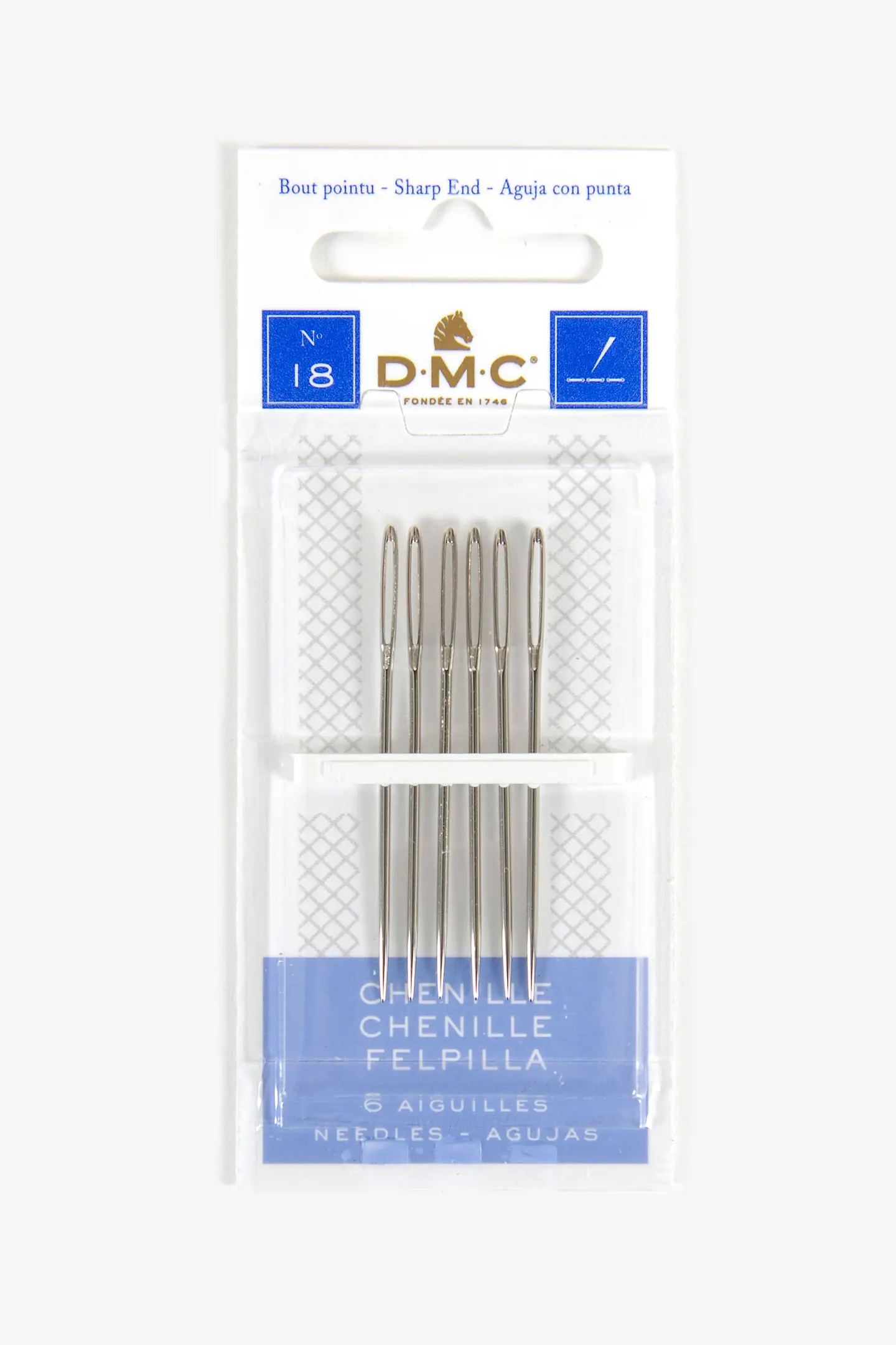 Igle za vez - oštre, br 18, 6kom