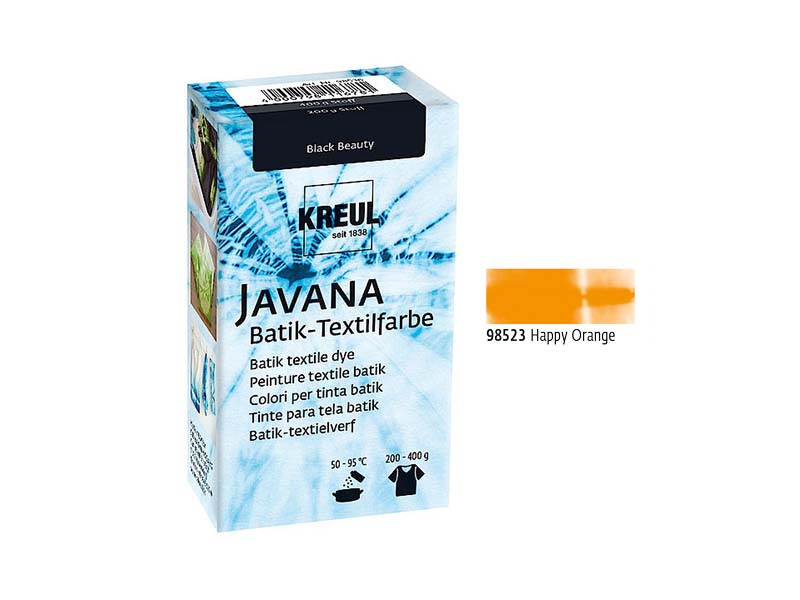 JAVANA BATIK BOJA  DYE HAPPY ORANGE