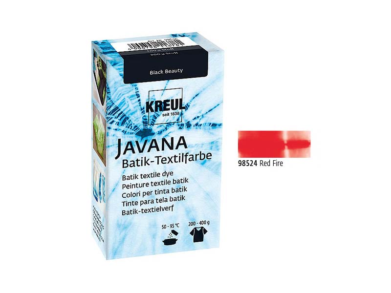 JAVANA BATIK BOJA  DYE RED FIRE
