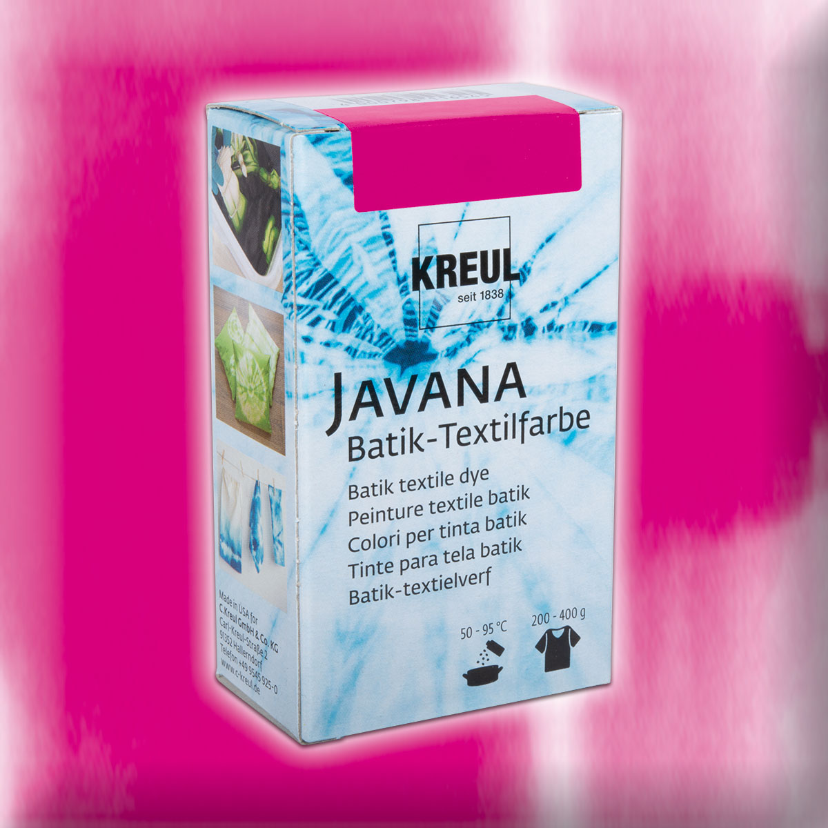 Javana batik boja dye The Real Pink 70 g